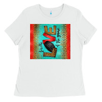 White for the love of the game ice hockey Ladies Tee - Jasminsmagicworld