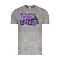 Cloud Rock all i want for christmas is a cure pancreatic canc Vintage Tee - MaliasSmallBusiness
