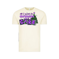Vintage Arctic all i want for christmas is a cure pancreatic canc Vintage Tee - MaliasSmallBusiness