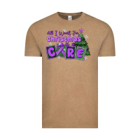 Vintage Coffee all i want for christmas is a cure pancreatic canc Vintage Tee - MaliasSmallBusiness