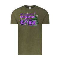 Vintage Olive all i want for christmas is a cure pancreatic canc Vintage Tee - MaliasSmallBusiness