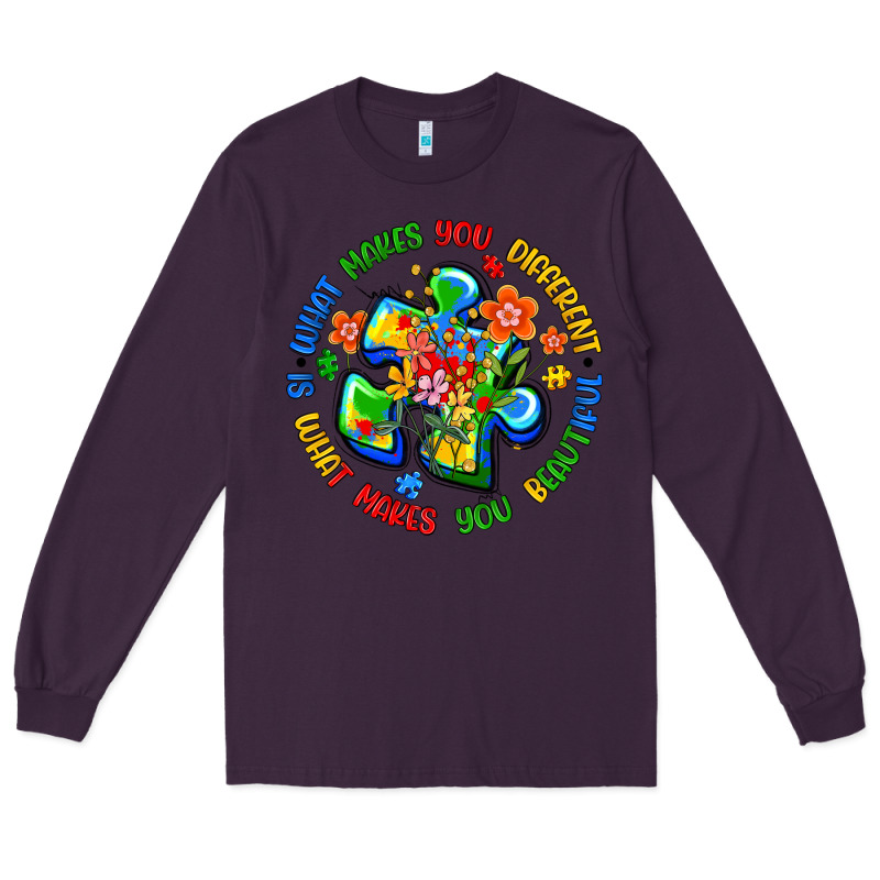 What Makes You Different Is What Makes You Beautif Long Sleeve Tee by Artiststas | Teevron