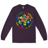 Plum what makes you different is what makes you beautif Long Sleeve Tee - Artiststas