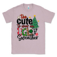 Lilac too cute to wear ugly  christmas Classic Tee - MaliasSmallBusiness