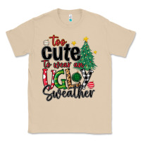 Mushroom too cute to wear ugly  christmas Classic Tee - MaliasSmallBusiness