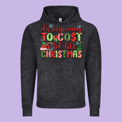 It's Beginning To Cost A Lot Like Christmas Vintage Hoodie Designed By Maliassmallbusiness