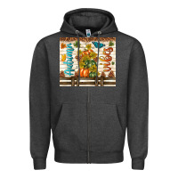 Charcoal Heather autumn vibes Zipper Hoodie - TumblerDesignByShophia