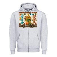 Heather Grey autumn vibes Zipper Hoodie - TumblerDesignByShophia