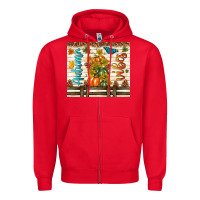 Red autumn vibes Zipper Hoodie - TumblerDesignByShophia