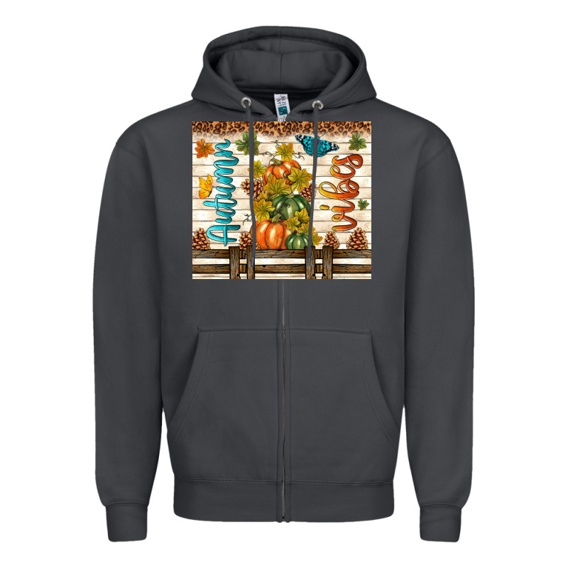 Autumn Vibes Zipper Hoodie by TumblerDesignByShophia | Teevron
