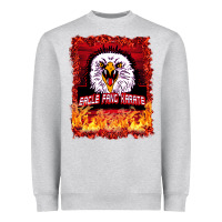 Heather Grey Eagle Fang Karate Heavyweight Sweatshirt - Bettercallsaul