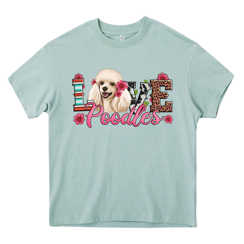 Love Poodles Heavy Core Tee by Artiststas | Teevron