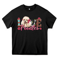 Black love poodles Heavy Core Tee - Artiststas