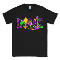 Black mardi gras love Classic Tee - JahusDesignShop