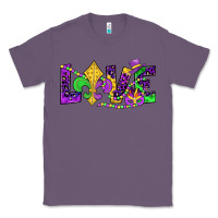 Lavender mardi gras love Classic Tee - JahusDesignShop