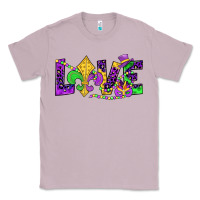 Lilac mardi gras love Classic Tee - JahusDesignShop