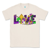 Natural mardi gras love Classic Tee - JahusDesignShop