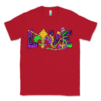 Red mardi gras love Classic Tee - JahusDesignShop