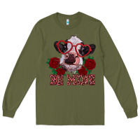 Army Green be mine valentine's day calf Long Sleeve Tee - RanaPortraitStore