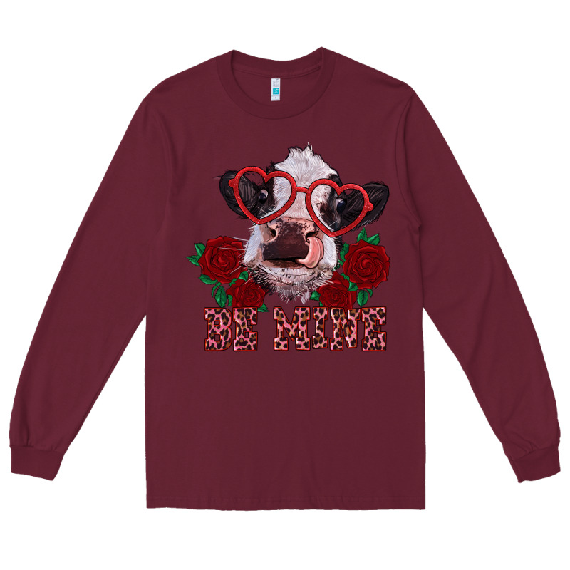 Be Mine Valentine's Day Calf Long Sleeve Tee by RanaPortraitStore | Teevron