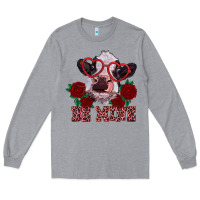 Heather Grey be mine valentine's day calf Long Sleeve Tee - RanaPortraitStore
