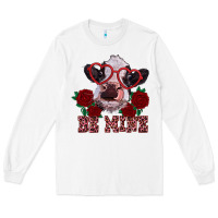 White be mine valentine's day calf Long Sleeve Tee - RanaPortraitStore