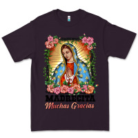 Plum madrecita muchas gracias lady of Guadalupe Premium Tee - BarkalooDesign