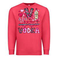 Cardinal v is for vodka Premium Sweatshirt - OliviaCreatesArt