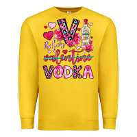Lemon v is for vodka Premium Sweatshirt - OliviaCreatesArt