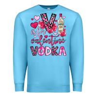 Ocean Blue v is for vodka Premium Sweatshirt - OliviaCreatesArt