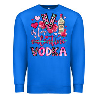True Royal v is for vodka Premium Sweatshirt - OliviaCreatesArt