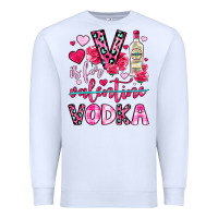 White v is for vodka Premium Sweatshirt - OliviaCreatesArt