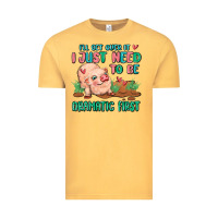 Vintage Mustard i will get over it i just need to be dramatic firs Vintage Tee - MaliasSmallBusiness