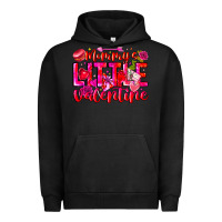 Pigment Black Mommy's Little Valentine Urban Hoodie - CowhideDigitalArt
