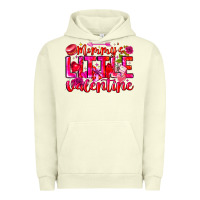 Pigment Pistachio Mommy's Little Valentine Urban Hoodie - CowhideDigitalArt