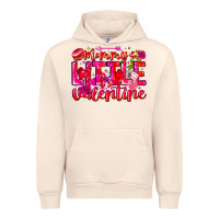 Sandshell Mommy's Little Valentine Urban Hoodie - CowhideDigitalArt