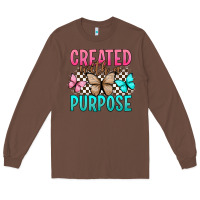 Chestnut created with a purpose Long Sleeve Tee - Artiststas