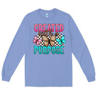 Colony Blue created with a purpose Long Sleeve Tee - Artiststas
