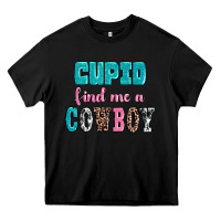 Black cupid find me a cowboy Heavy Core Tee - AdoDesignShop
