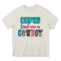 Cream cupid find me a cowboy Heavy Core Tee - AdoDesignShop
