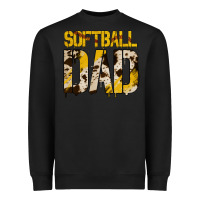 Black Softball Dad Heavyweight Sweatshirt - Bettercallsaul