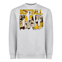 Heather Grey Softball Dad Heavyweight Sweatshirt - Bettercallsaul