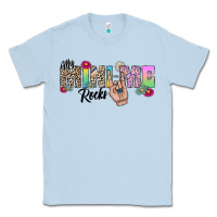 Dusty Blue my mini me rocks Classic Tee - CowhideDigitalArt