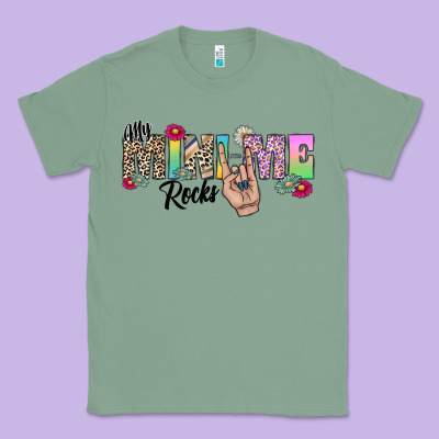 My Mini Me Rocks Classic Tee Designed By Cowhidedigitalart