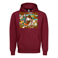 Burgundy western bunny Zipper Hoodie - TumblerDesignByShophia