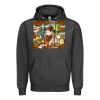 Charcoal Heather western bunny Zipper Hoodie - TumblerDesignByShophia