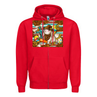 Red western bunny Zipper Hoodie - TumblerDesignByShophia