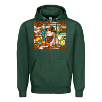 Sports Green western bunny Zipper Hoodie - TumblerDesignByShophia