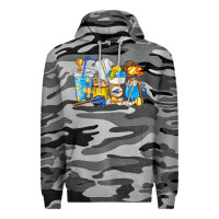 Slate Camo Softball coffee cups Premium Hoodie - HowdyJamesFarm