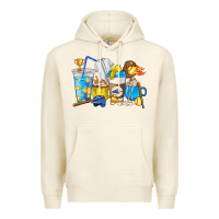 Tofu Softball coffee cups Premium Hoodie - HowdyJamesFarm
